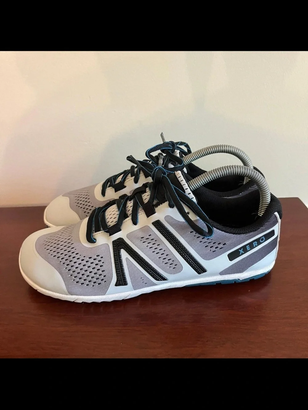 Xero Shoes HFS Barefoot Minimalist Zero Drop Athletic Grey Blue